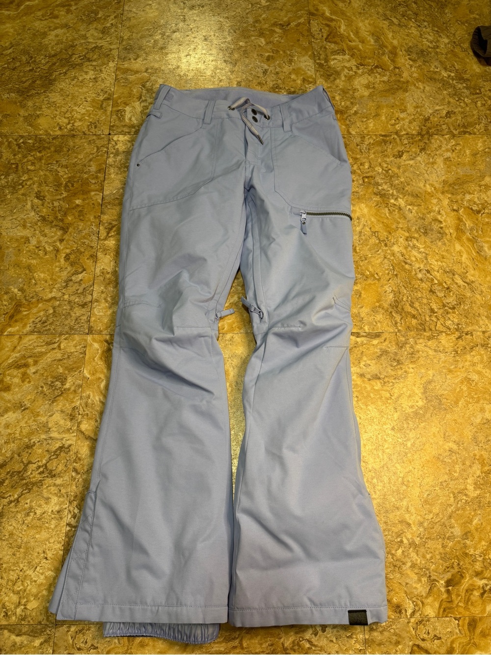 Roxy Light Blue Women's Cargo Snow Pants